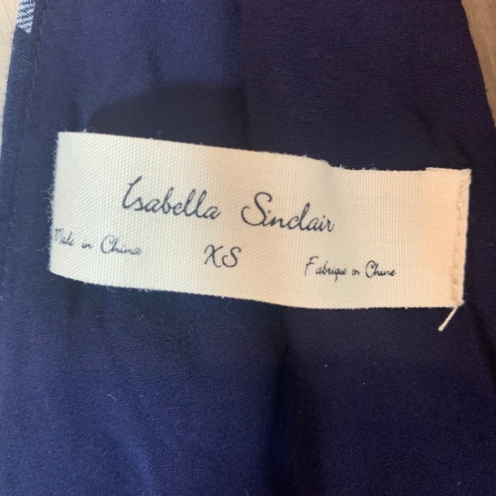 Isabella Sinclair by Anthropologie Flannel Dickens Plaid Dress Size XS - Picture 9 of 16